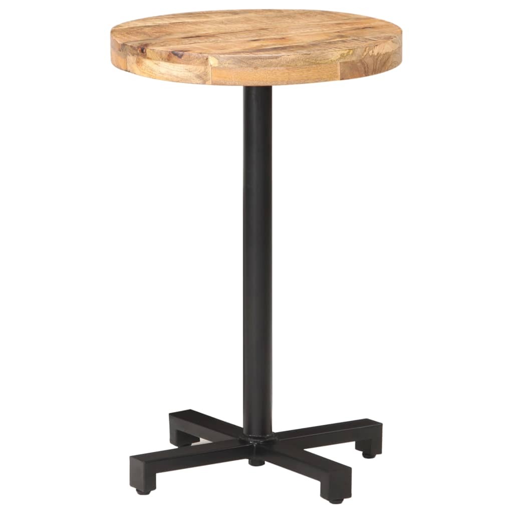 Bistrotafel rond Ø 80x75 cm massief gerecycled hout