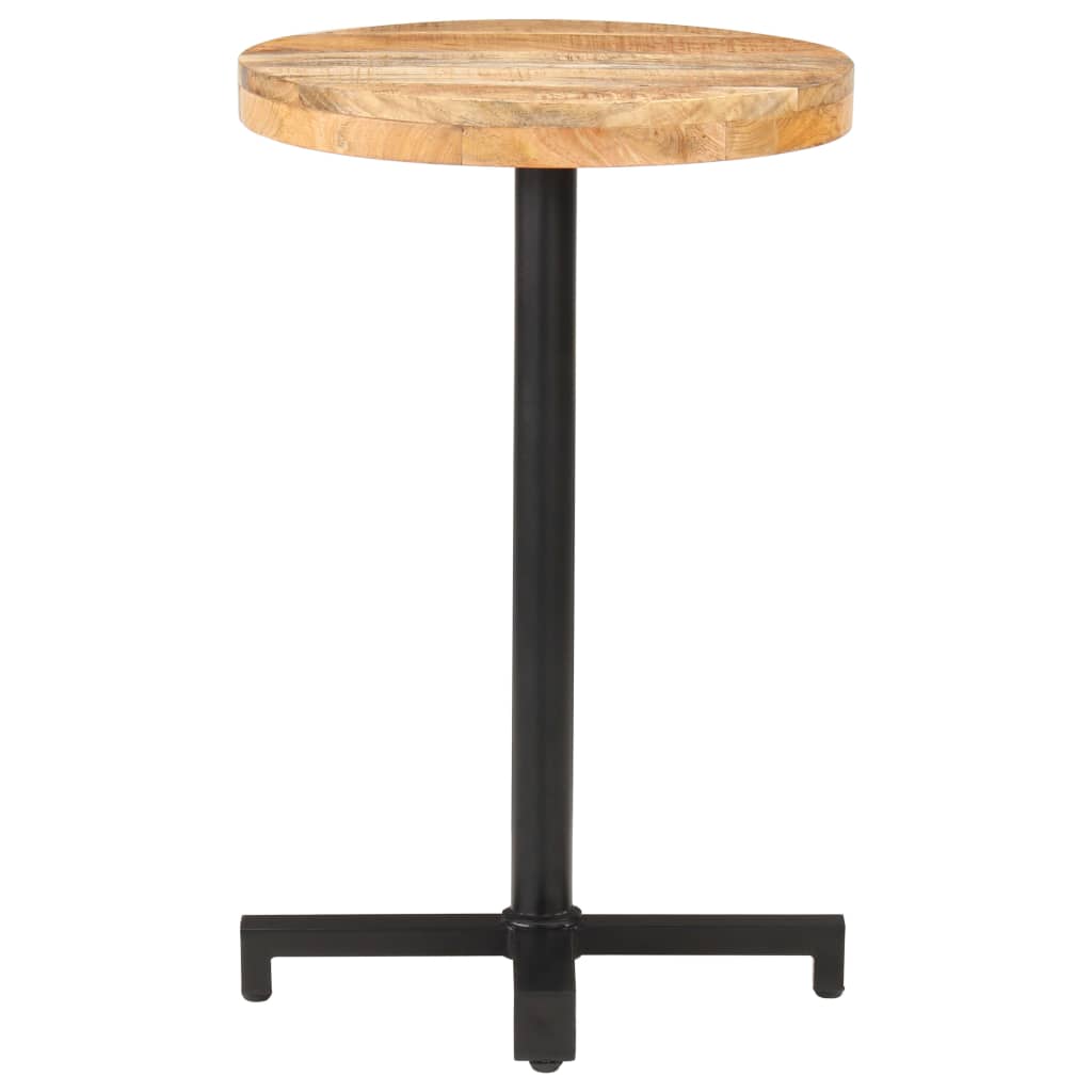 Table bistro ronde Ø 80x75 cm bois massif recyclé