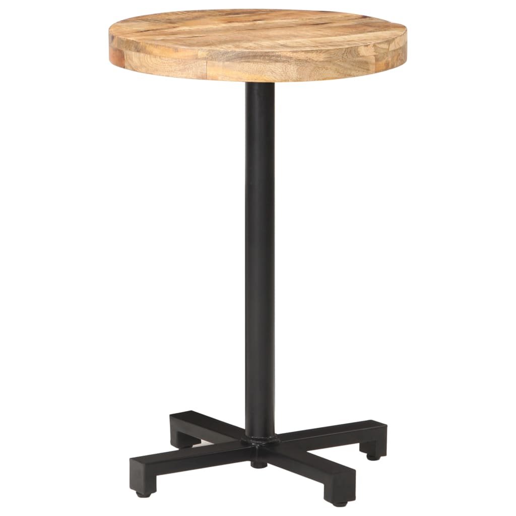 Table bistro ronde Ø 80x75 cm bois massif recyclé