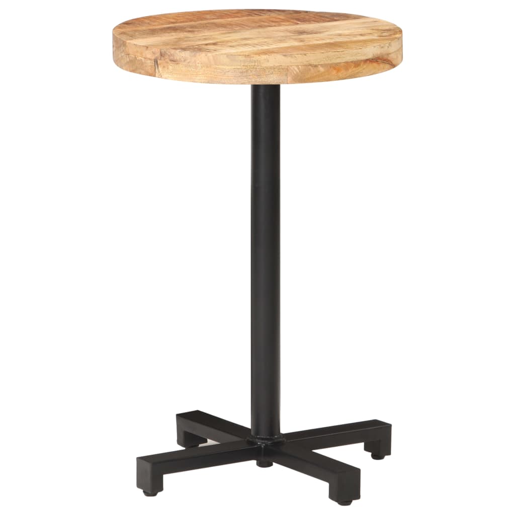 Table bistro ronde Ø 80x75 cm bois massif recyclé