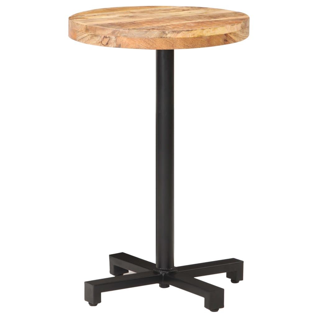 Bistrotafel rond Ø 80x75 cm massief gerecycled hout