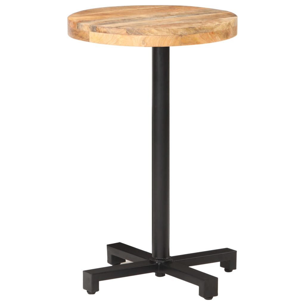 Table bistro ronde Ø 80x75 cm bois massif recyclé