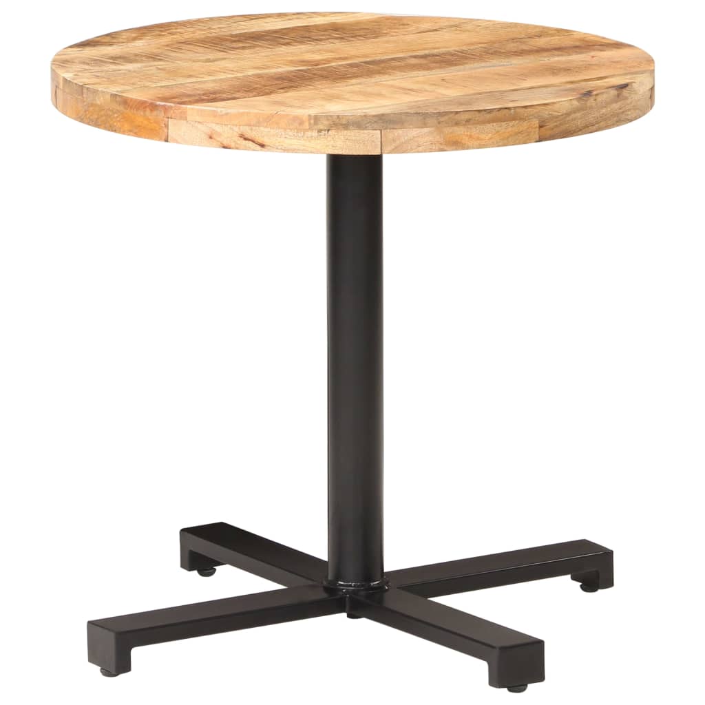 Table bistro ronde Ø 80x75 cm bois massif recyclé