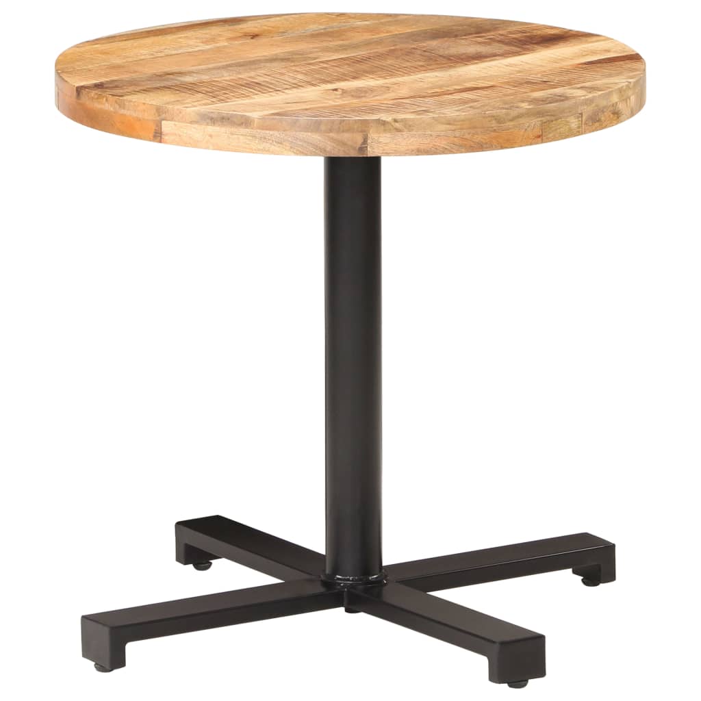 Table bistro ronde Ø 80x75 cm bois massif recyclé