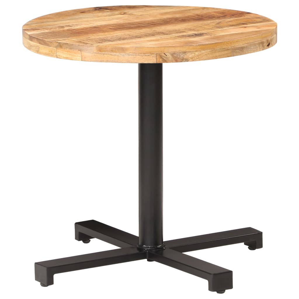 Table bistro ronde Ø 80x75 cm bois massif recyclé