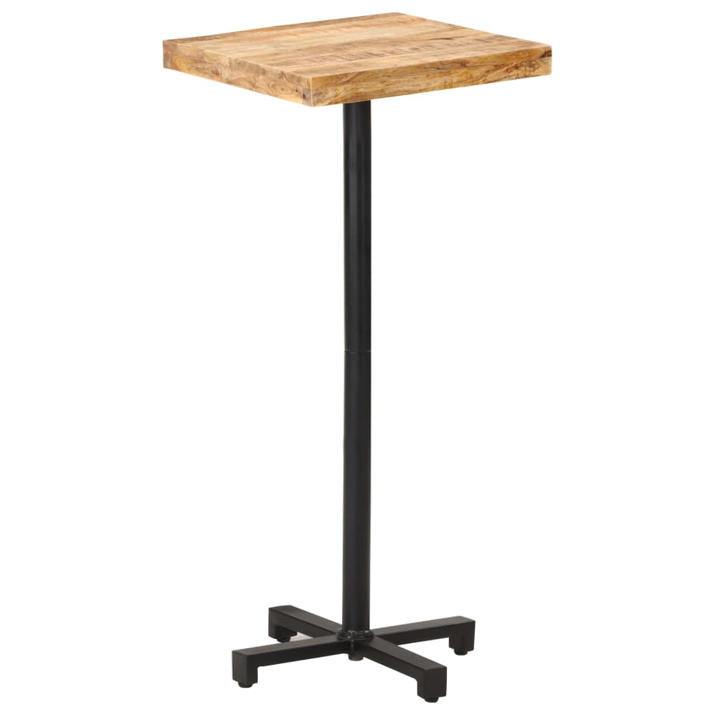 Table bistro ronde Ø 80x75 cm bois massif recyclé