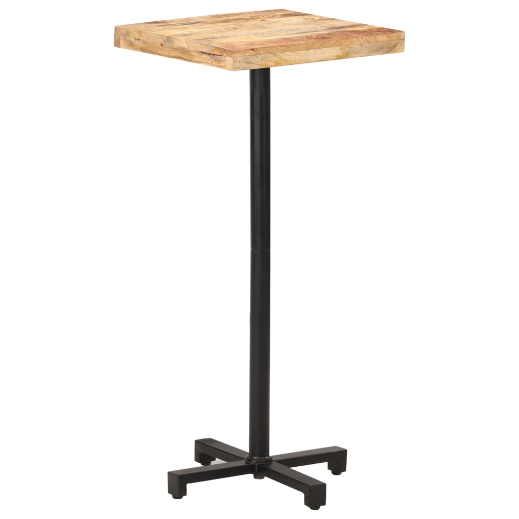 Table bistro ronde Ø 80x75 cm bois massif recyclé