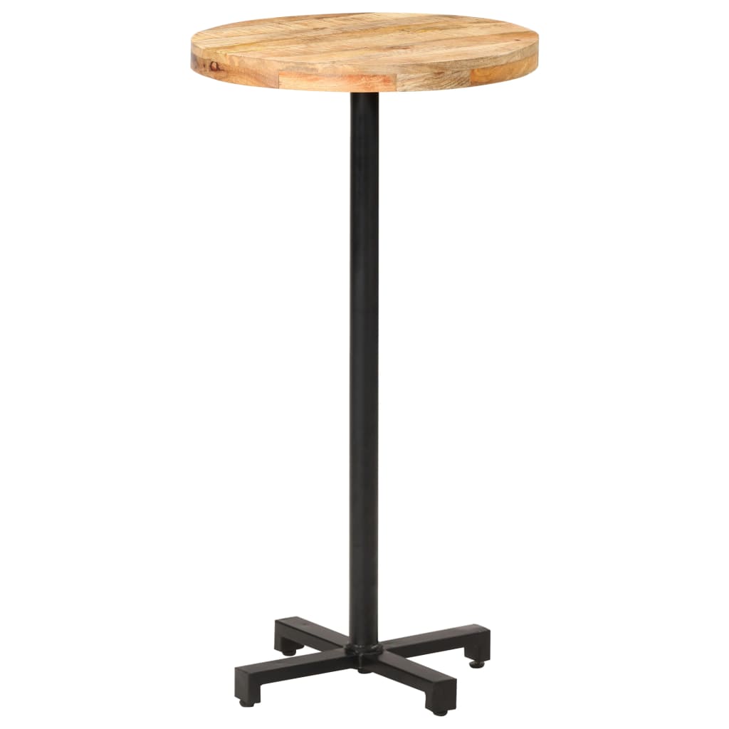 Table bistro ronde Ø 80x75 cm bois massif recyclé