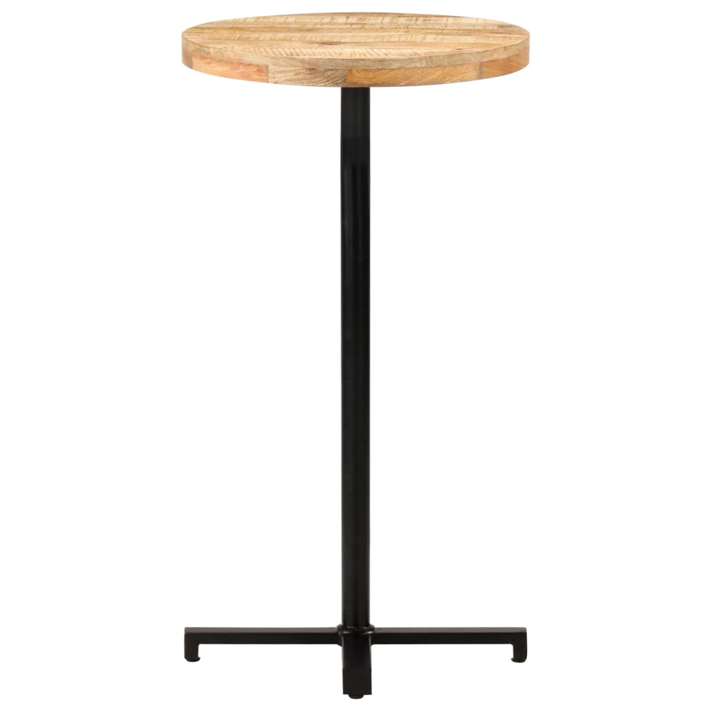 Table bistro ronde Ø 80x75 cm bois massif recyclé