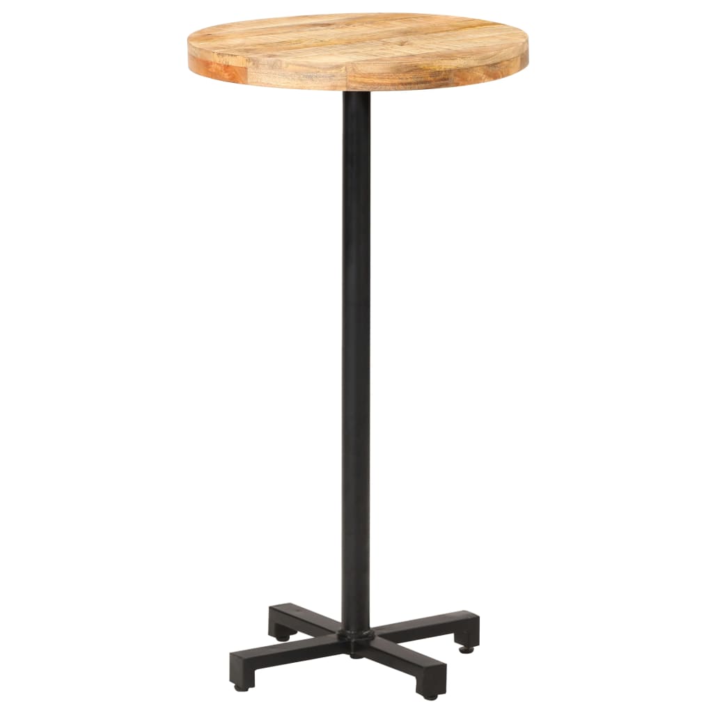 Table bistro ronde Ø 80x75 cm bois massif recyclé