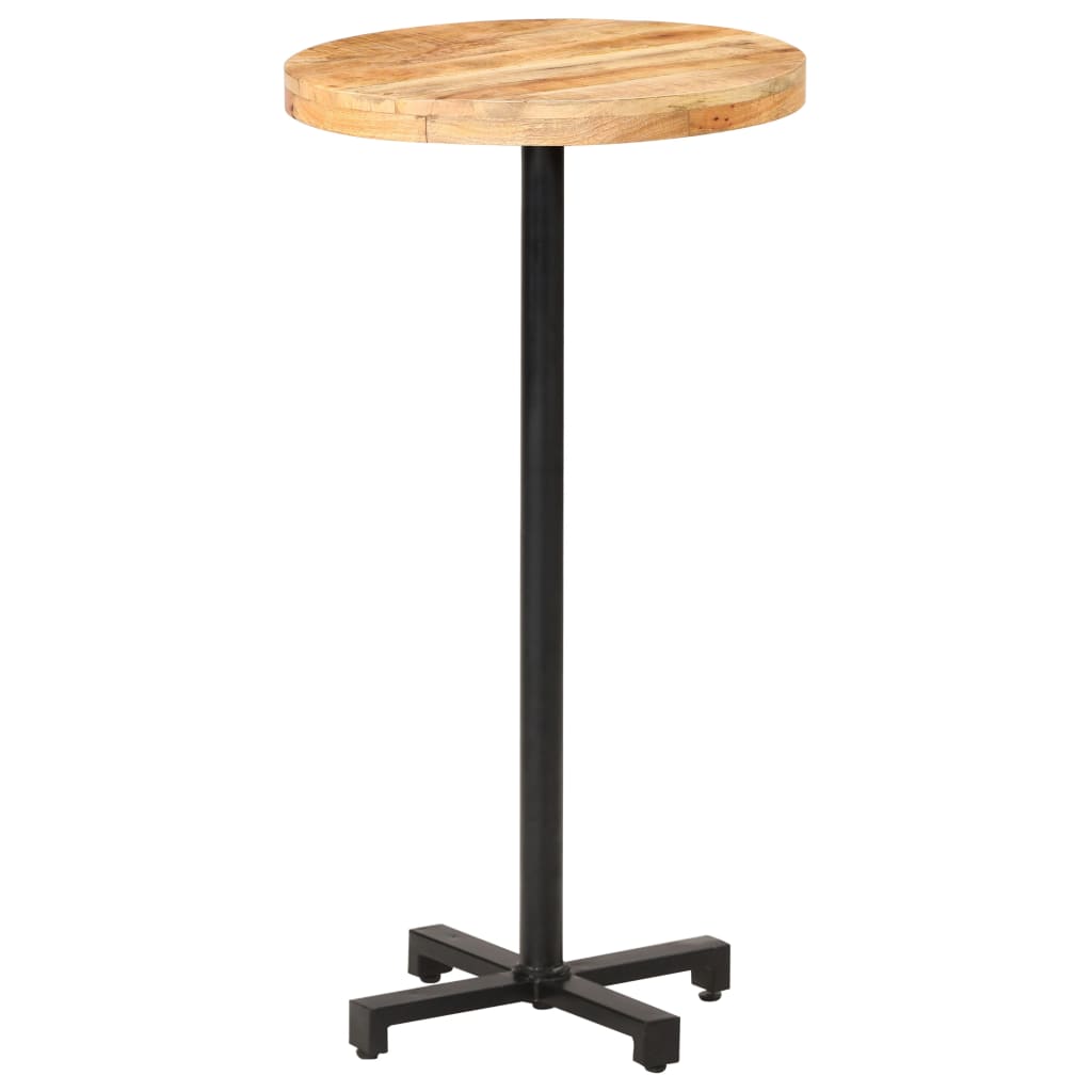 Table bistro ronde Ø 80x75 cm bois massif recyclé