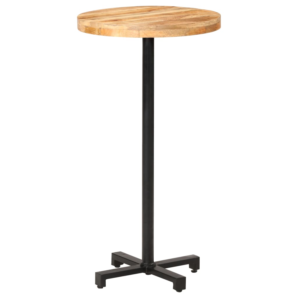 Table bistro ronde Ø 80x75 cm bois massif recyclé