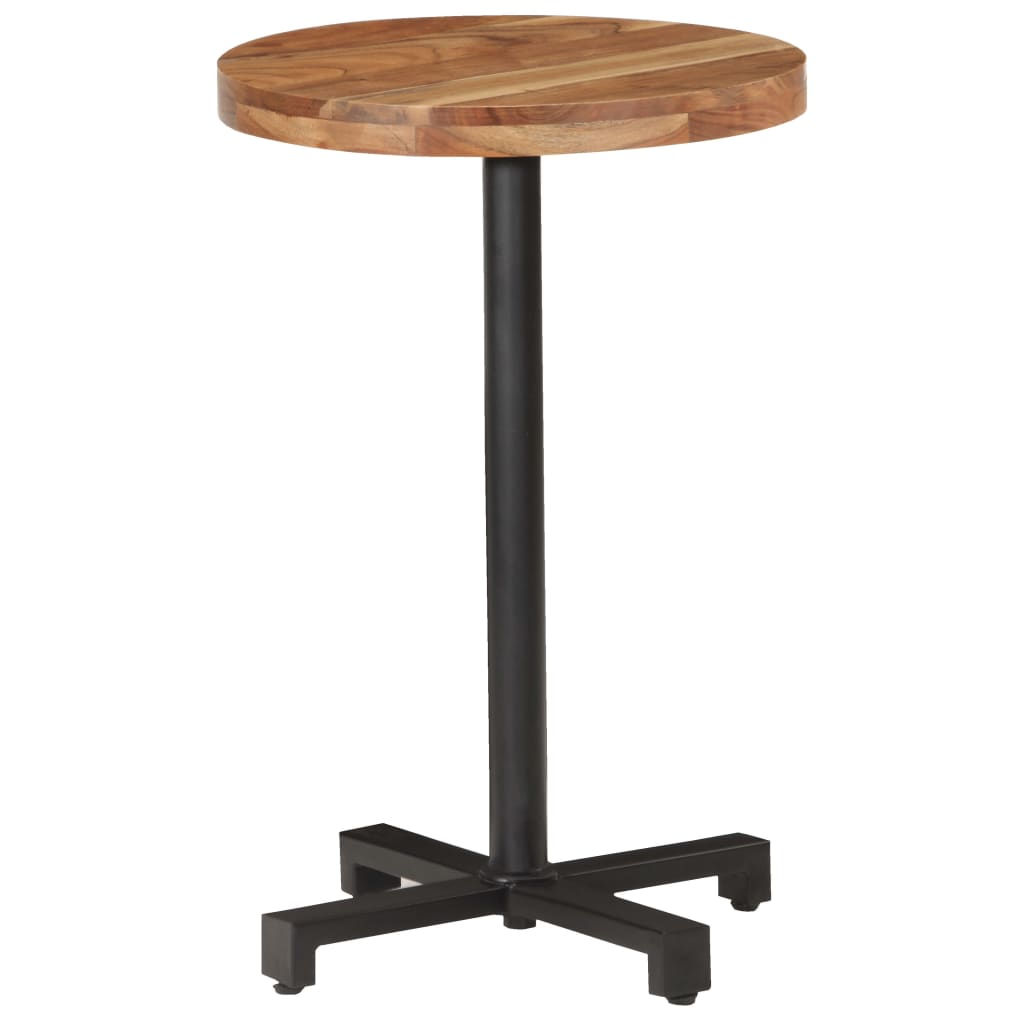 Bistrotafel rond Ø 80x75 cm massief gerecycled hout