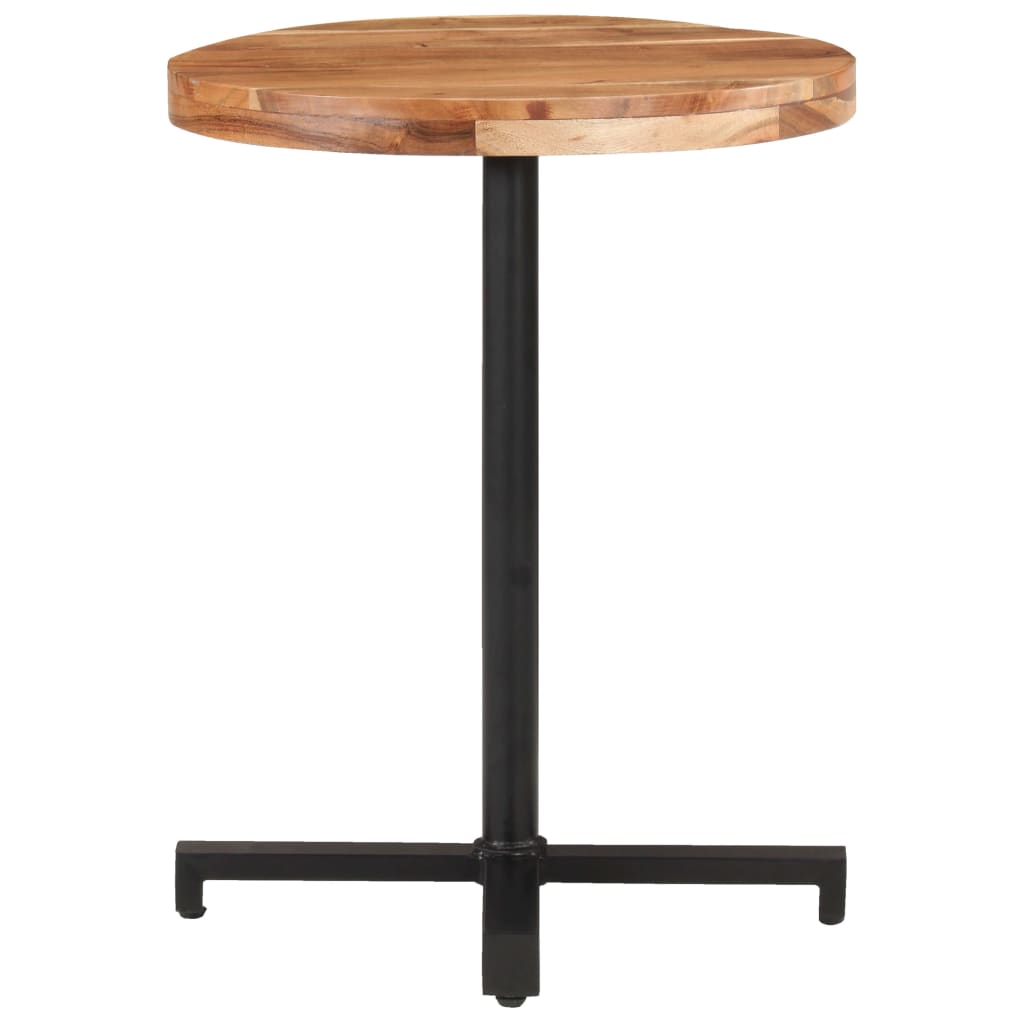 Table bistro ronde Ø 80x75 cm bois massif recyclé