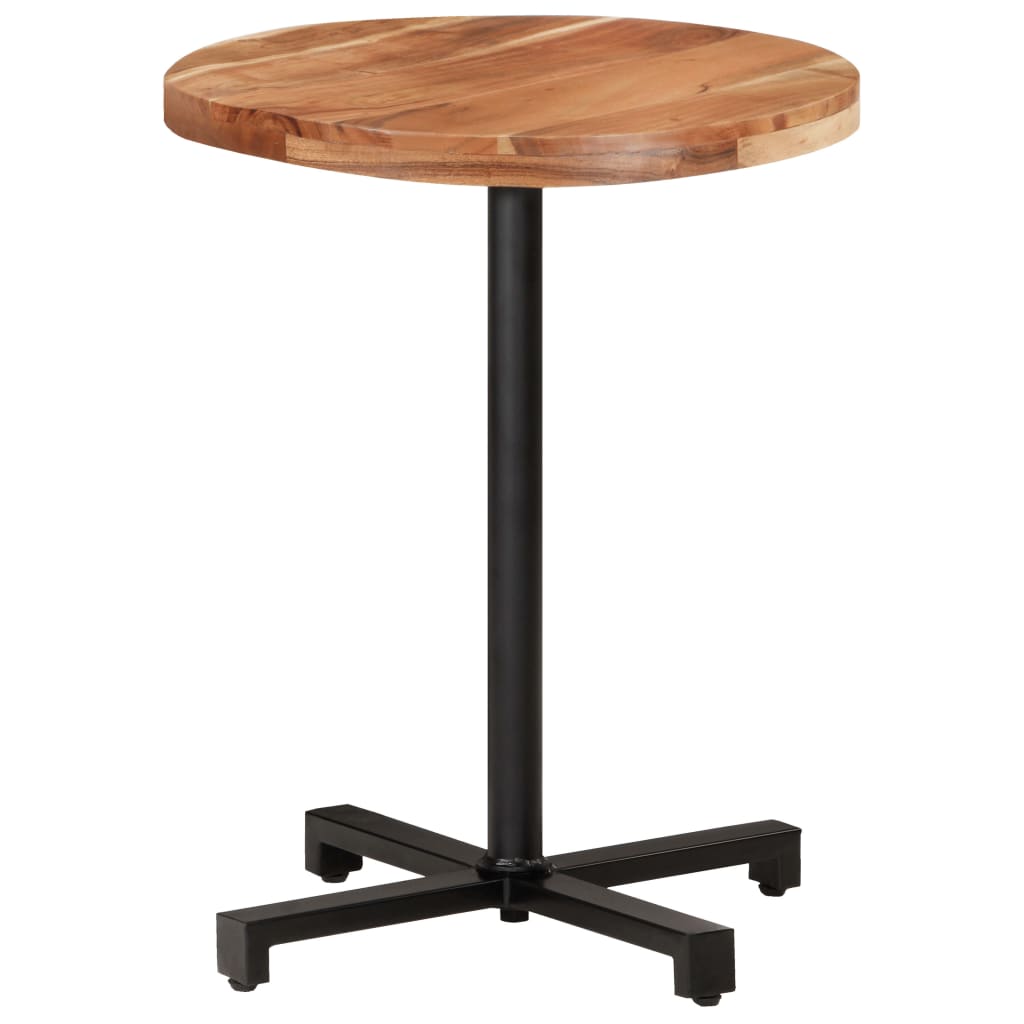 Table bistro ronde Ø 80x75 cm bois massif recyclé