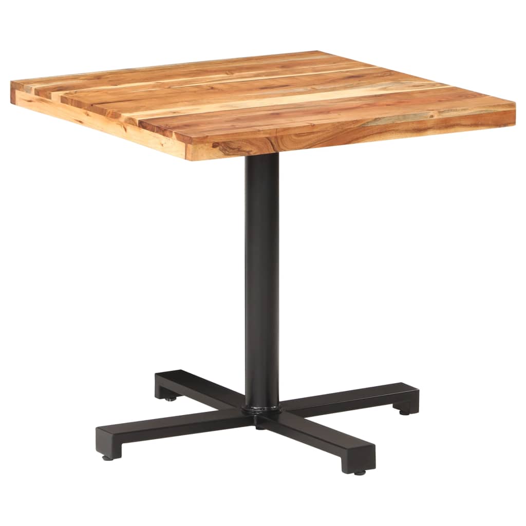 Table bistro ronde Ø 80x75 cm bois massif recyclé