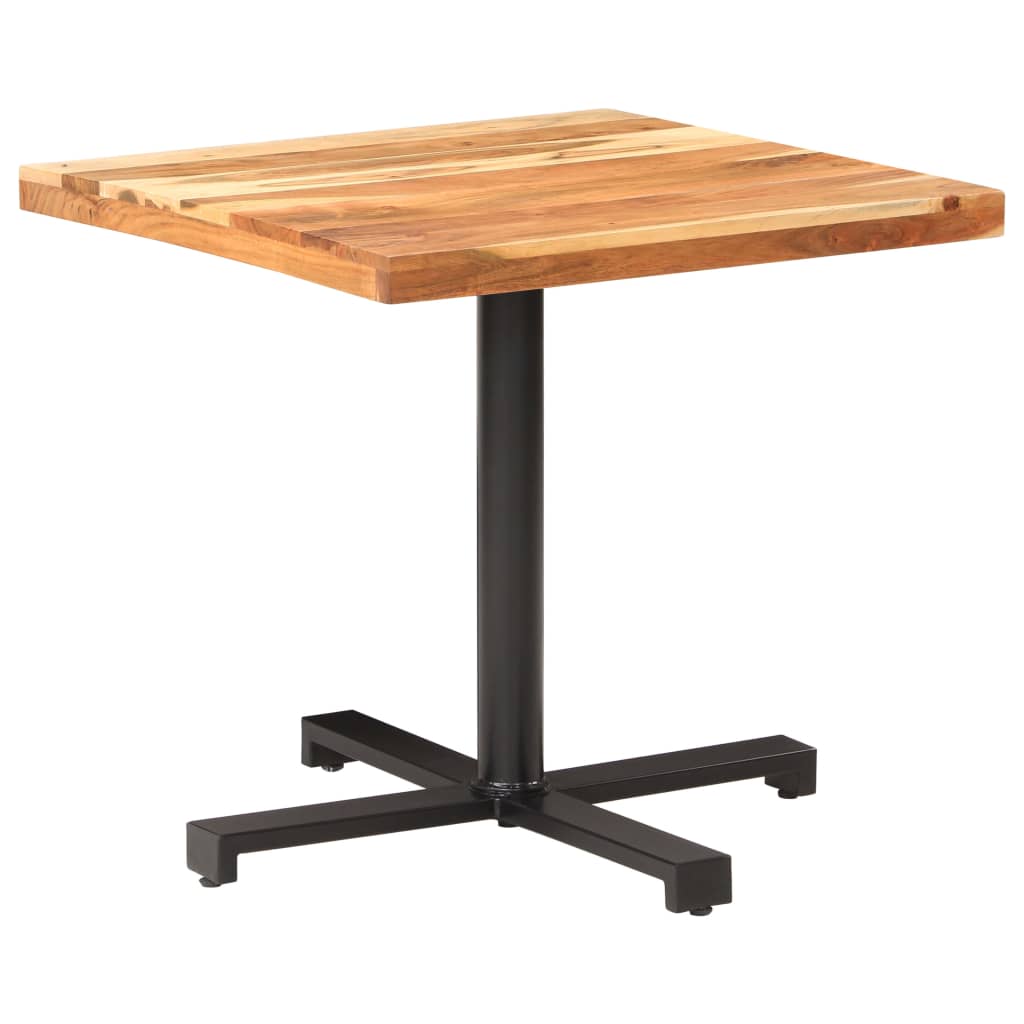 Table bistro ronde Ø 80x75 cm bois massif recyclé