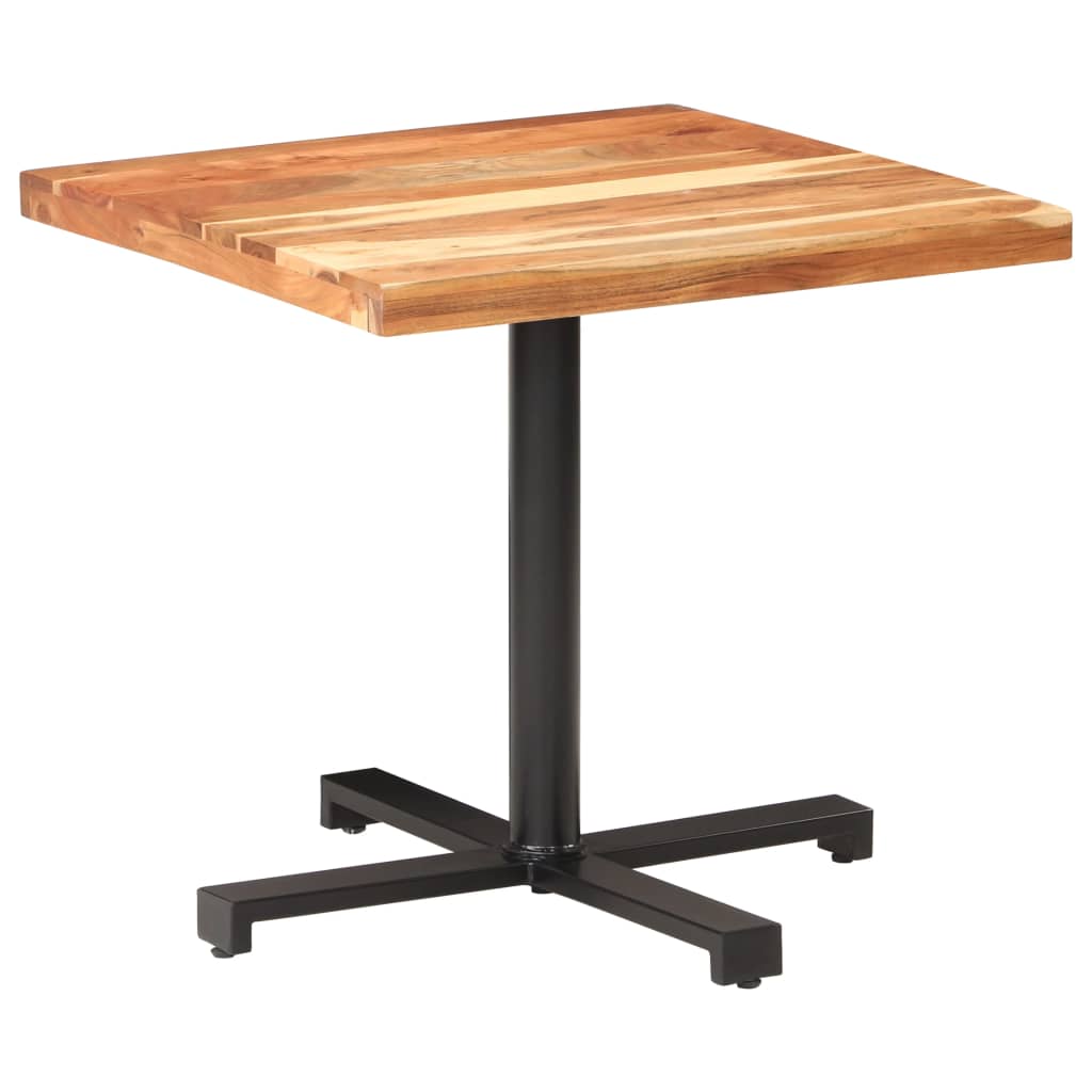 Table bistro ronde Ø 80x75 cm bois massif recyclé