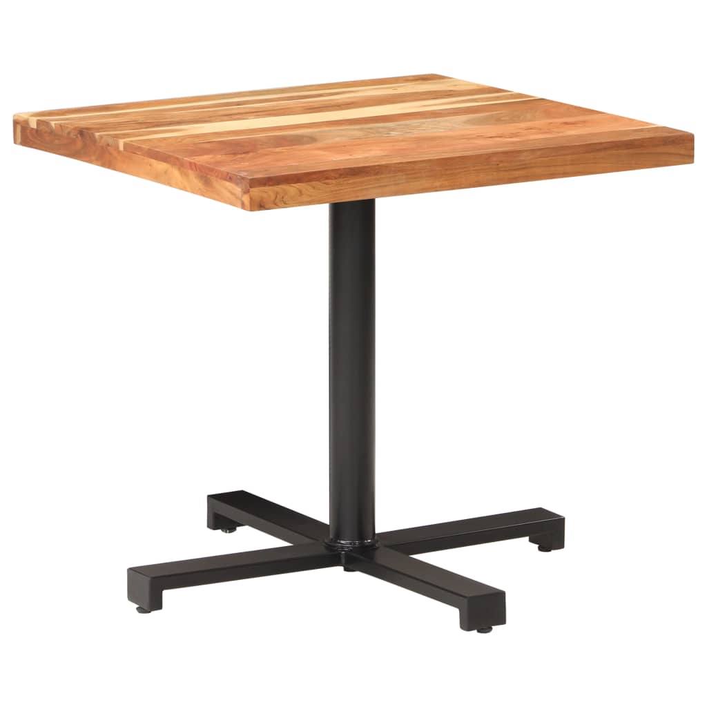 Table bistro ronde Ø 80x75 cm bois massif recyclé