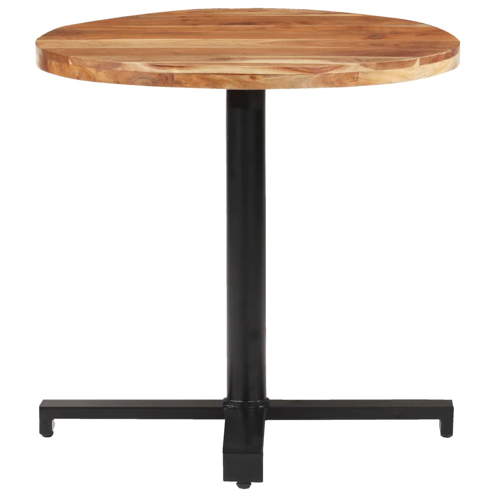 Table bistro ronde Ø 80x75 cm bois massif recyclé