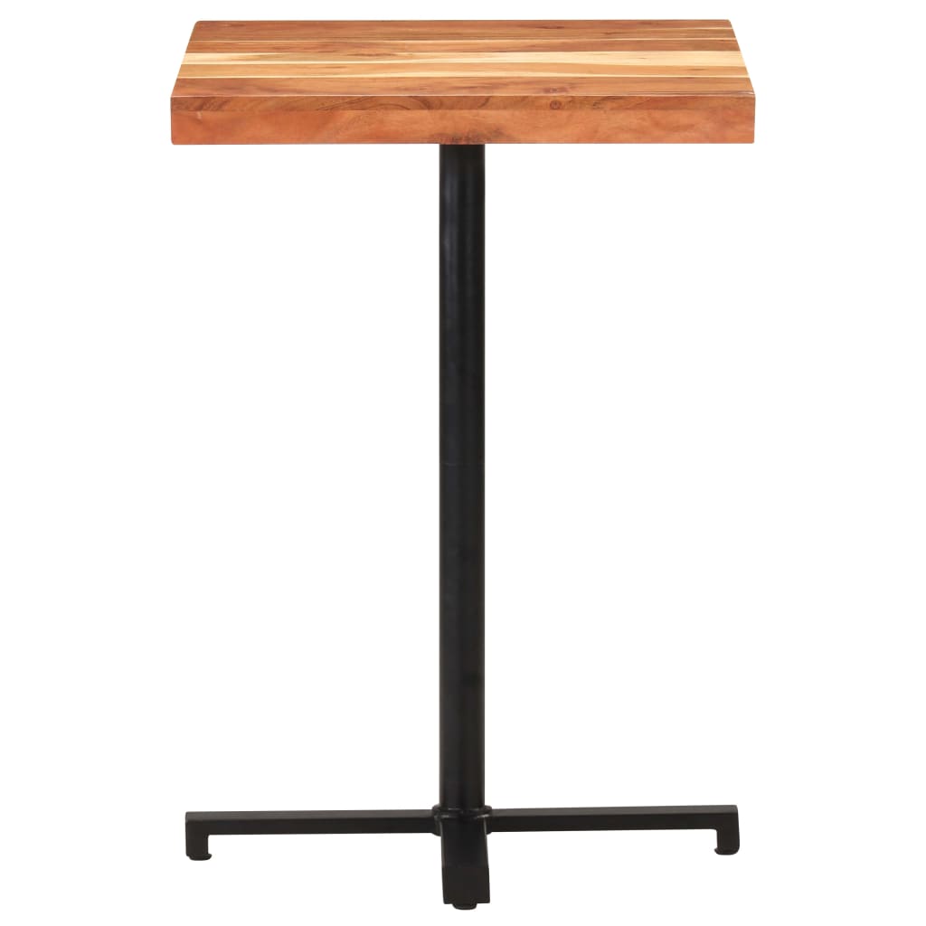 Table bistro ronde Ø 80x75 cm bois massif recyclé