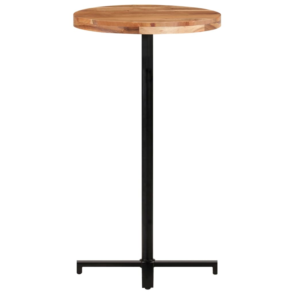 Table bistro ronde Ø 80x75 cm bois massif recyclé