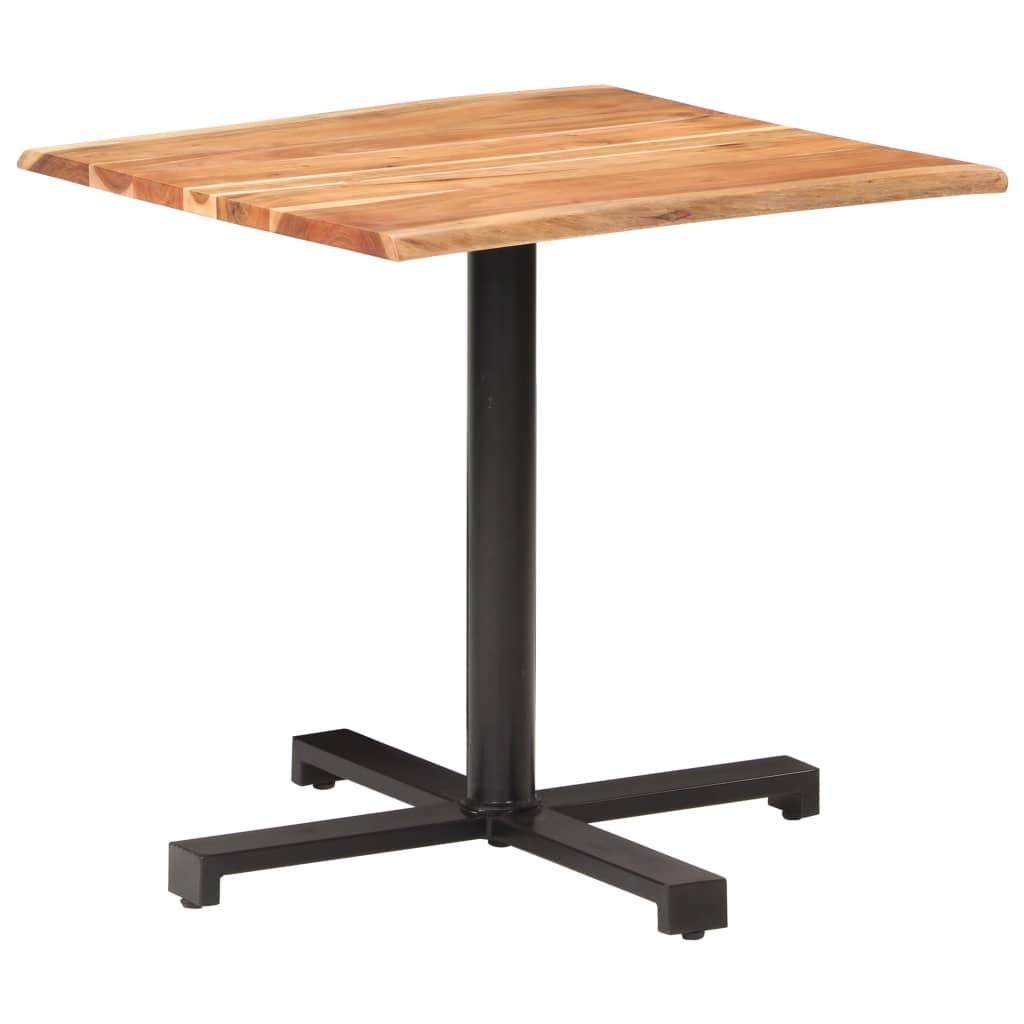 Table bistro ronde Ø 80x75 cm bois massif recyclé