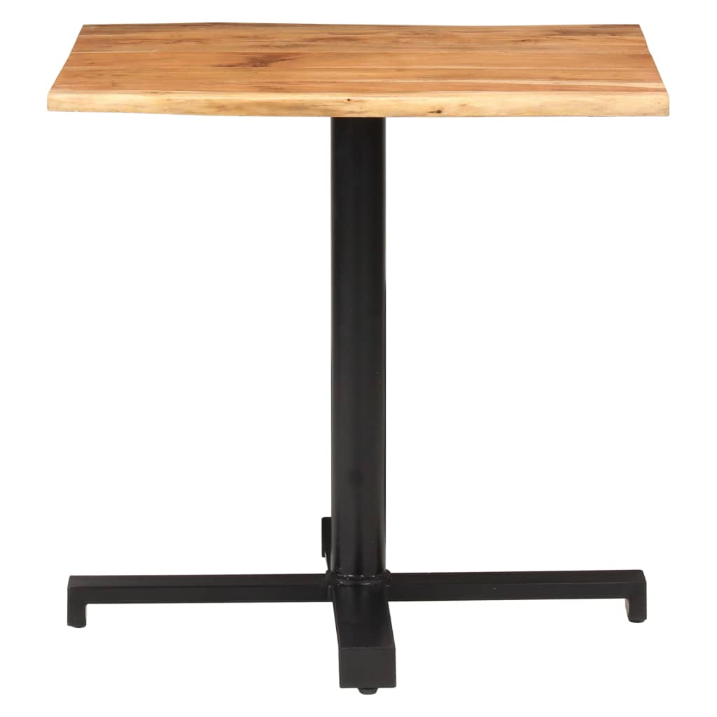 Table bistro ronde Ø 80x75 cm bois massif recyclé