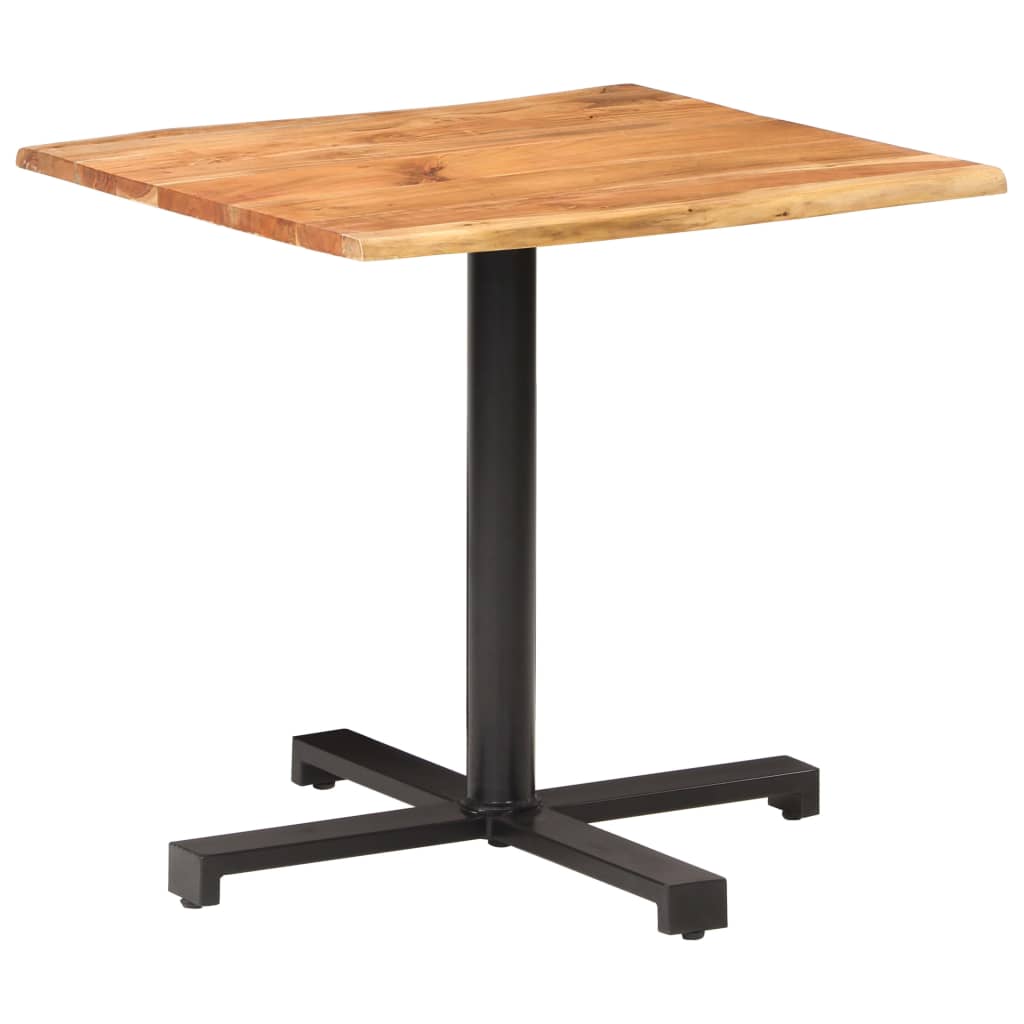 Table bistro ronde Ø 80x75 cm bois massif recyclé