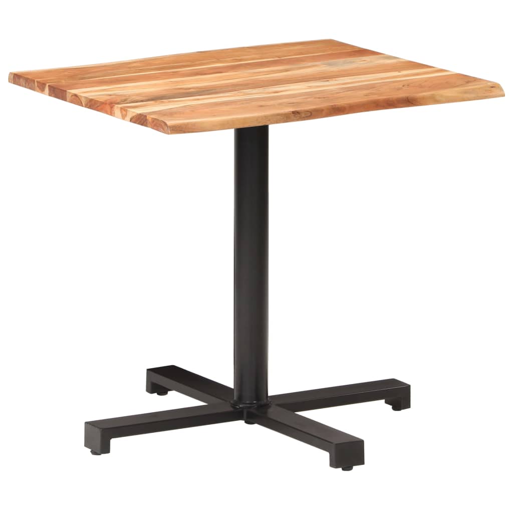 Table bistro ronde Ø 80x75 cm bois massif recyclé