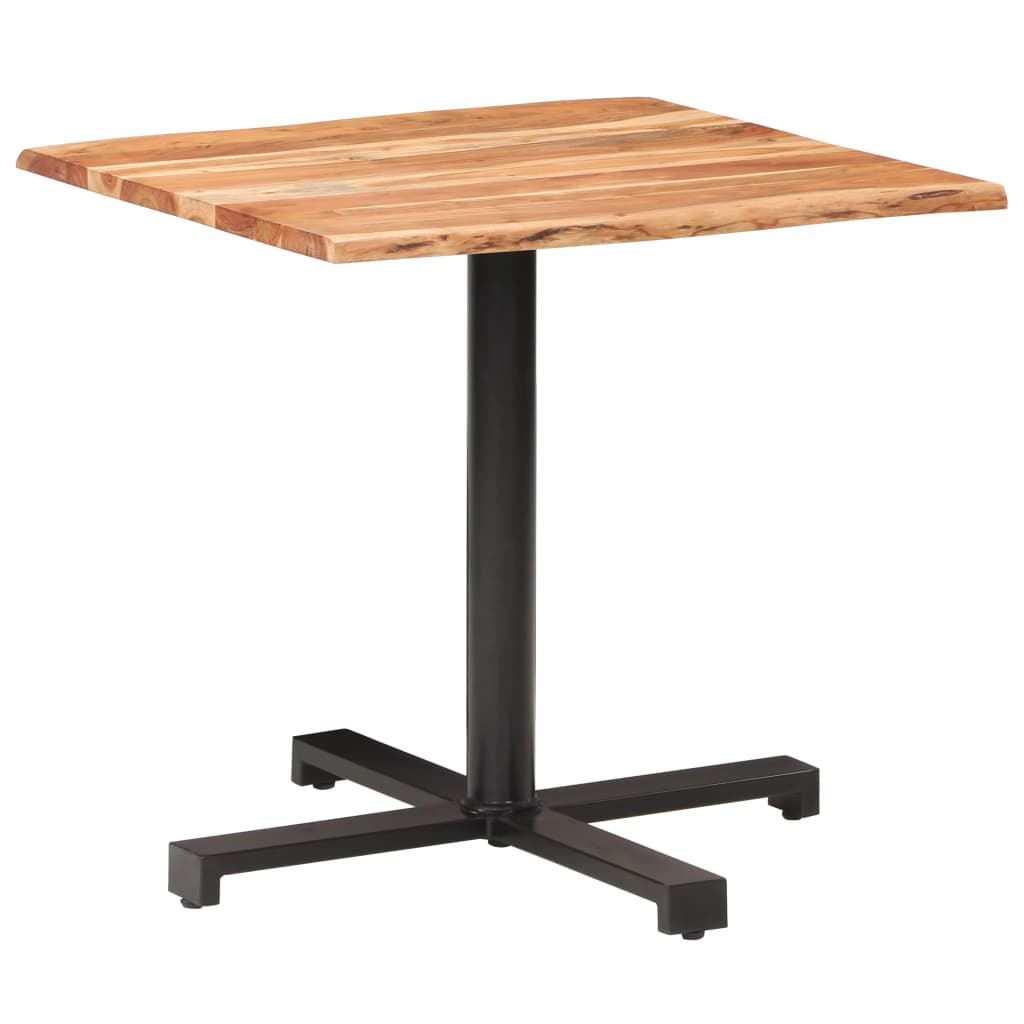 Table bistro ronde Ø 80x75 cm bois massif recyclé