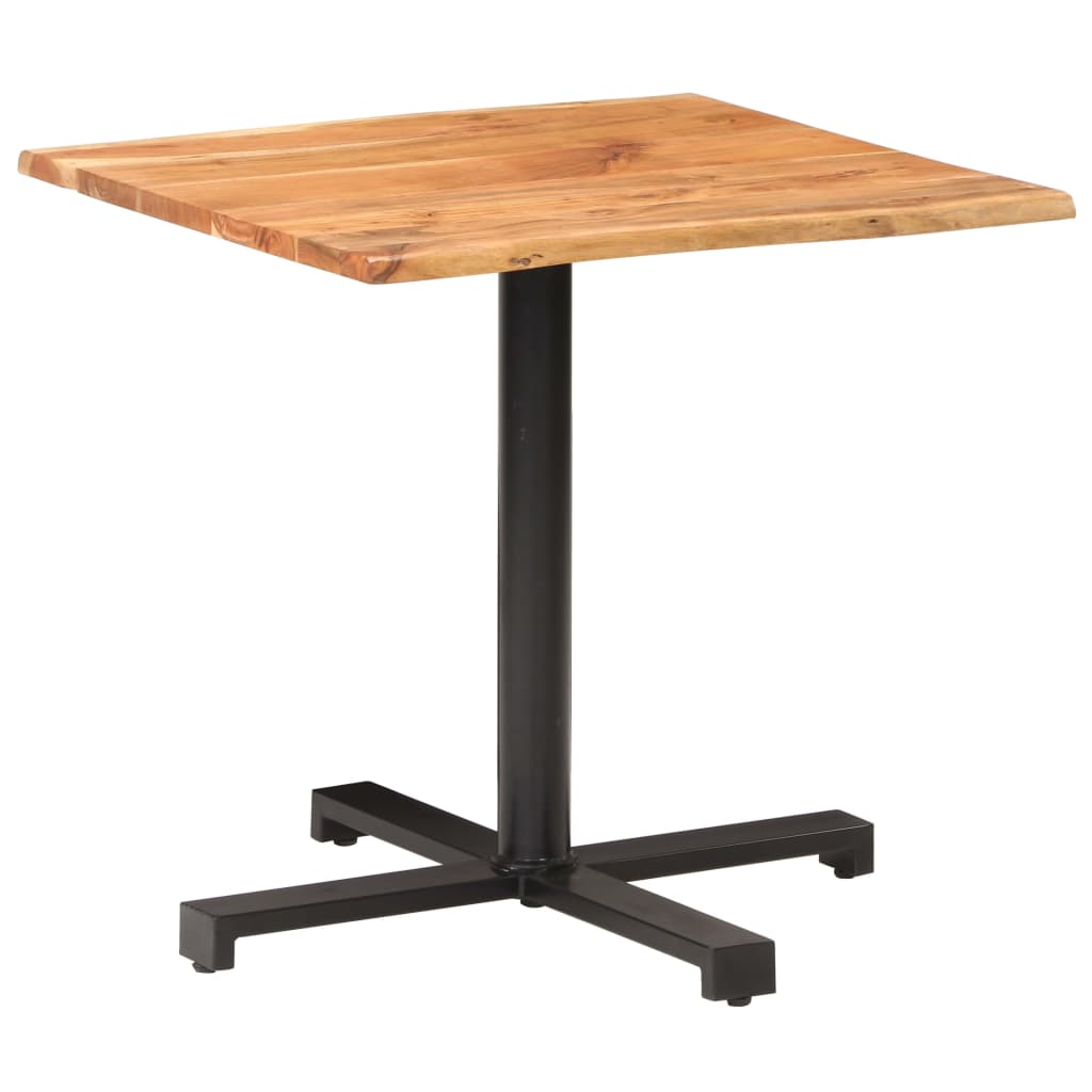 Table bistro ronde Ø 80x75 cm bois massif recyclé