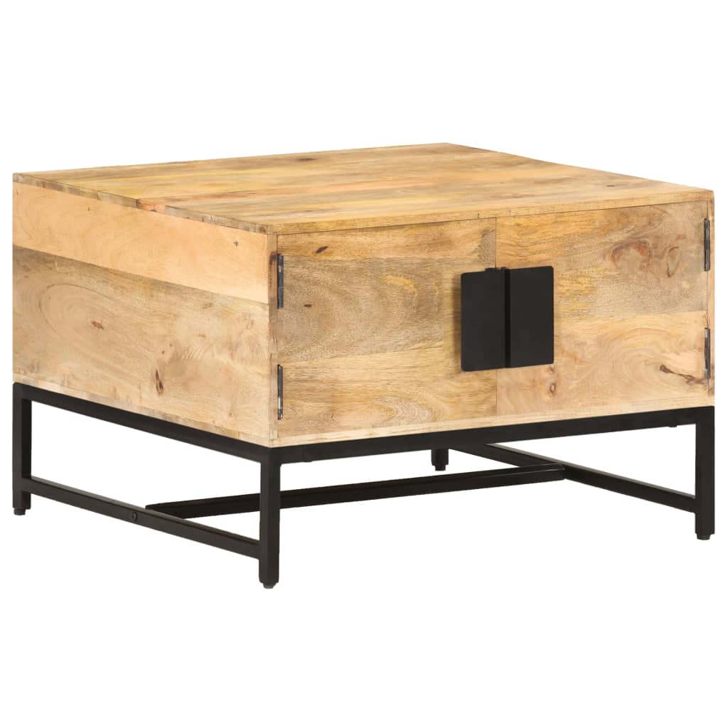 Table basse 67x67x45 cm en manguier massif