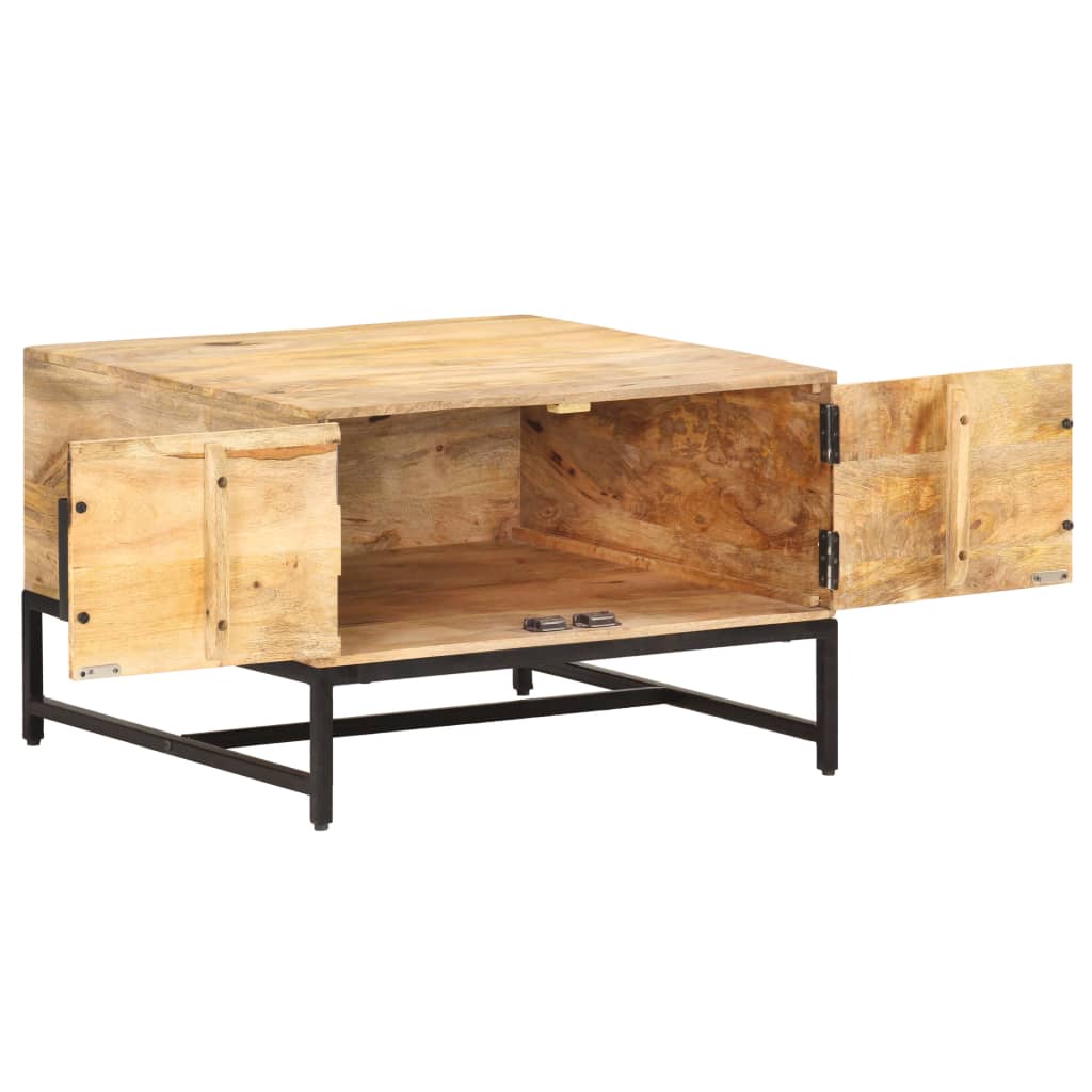 Table basse 67x67x45 cm en manguier massif