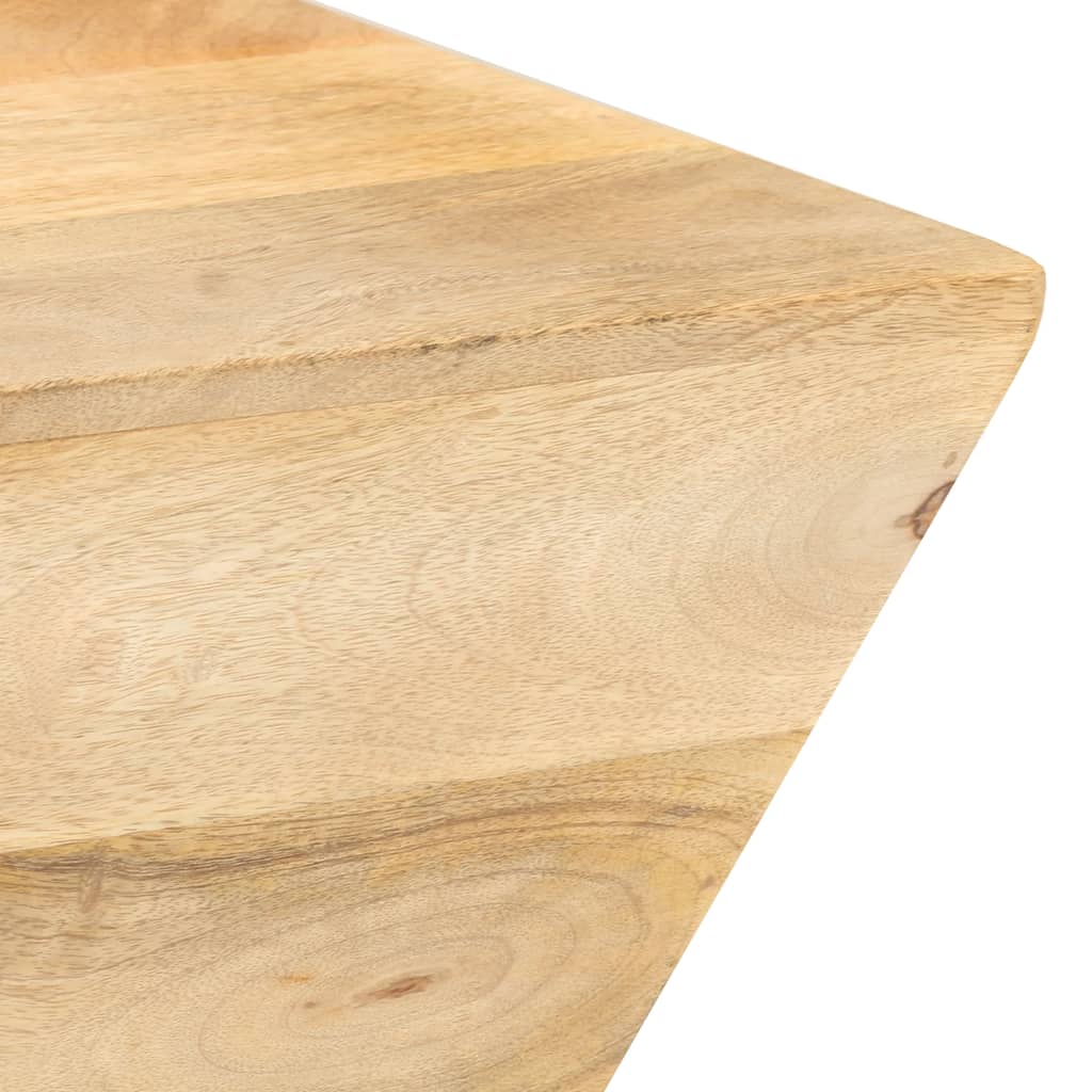 Table basse en forme de V 66x66x30 cm en bois d'acacia massif