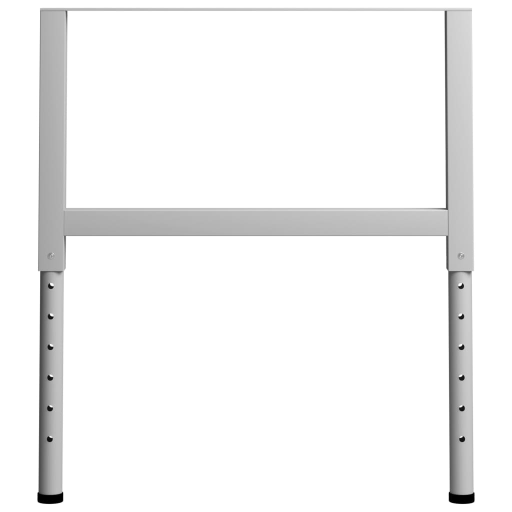 Werkbankframes verstelbaar 2 st 55x(69-95,5) cm metaal