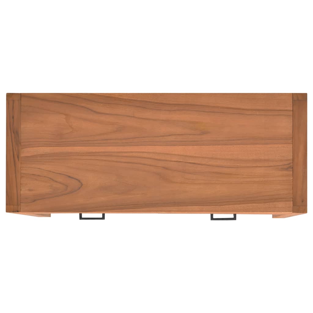 Tv-meubel 120x40x45 cm massief teakhout