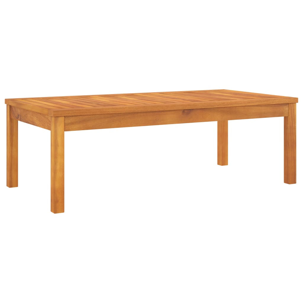 Table basse 100x50x33 cm en bois d'acacia massif