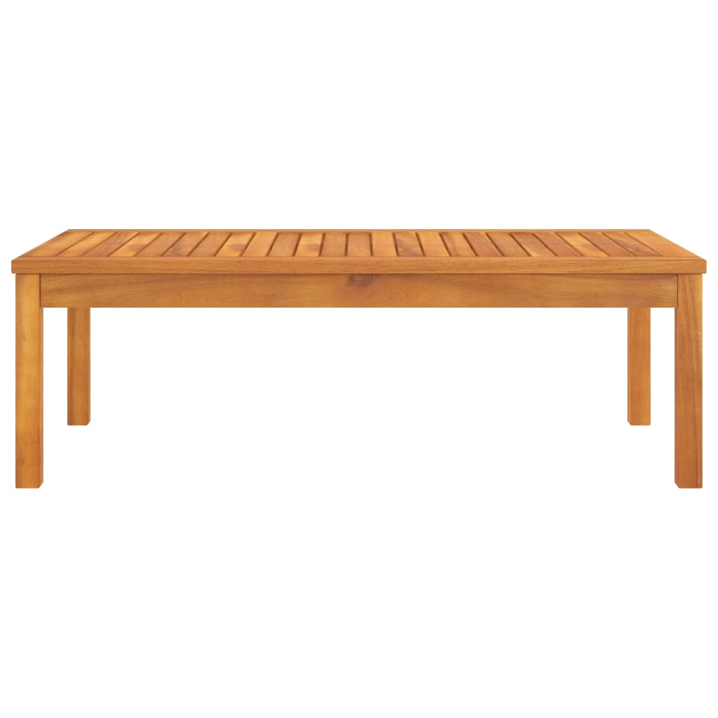 Table basse 100x50x33 cm en bois d'acacia massif