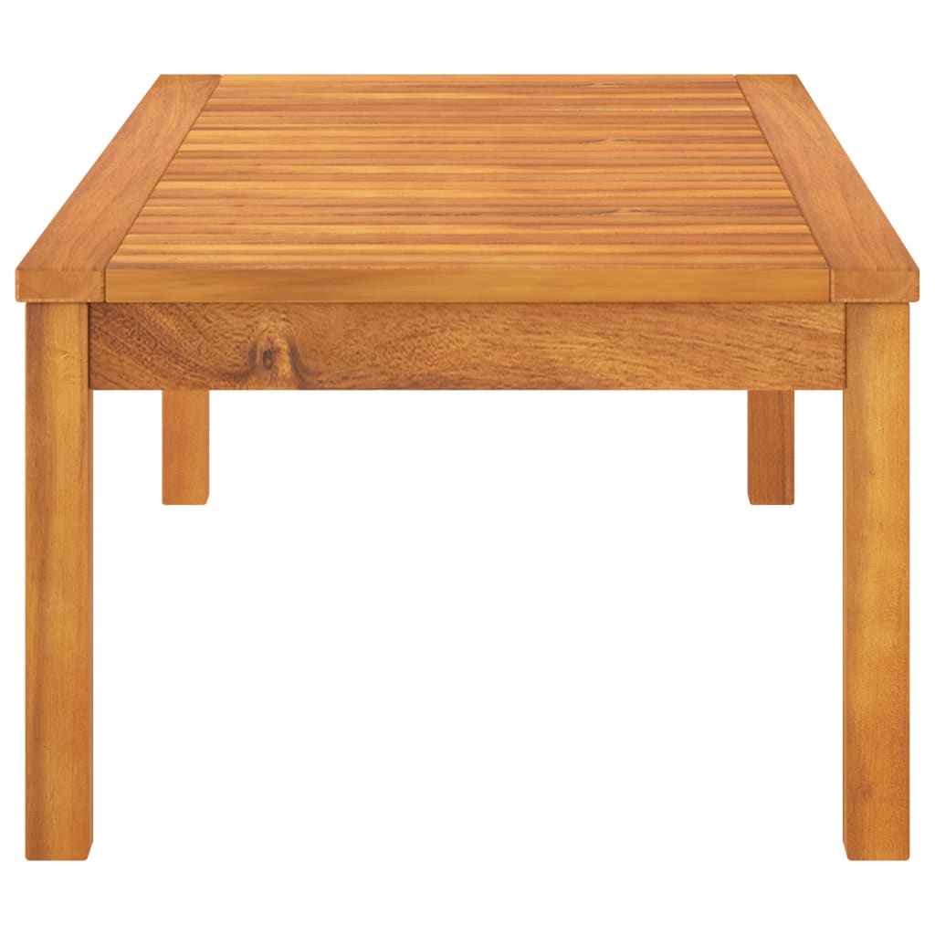 Table basse 100x50x33 cm en bois d'acacia massif