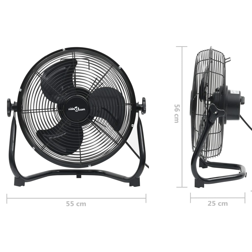 Ventilateur de sol 3 vitesses 100 W 55 cm