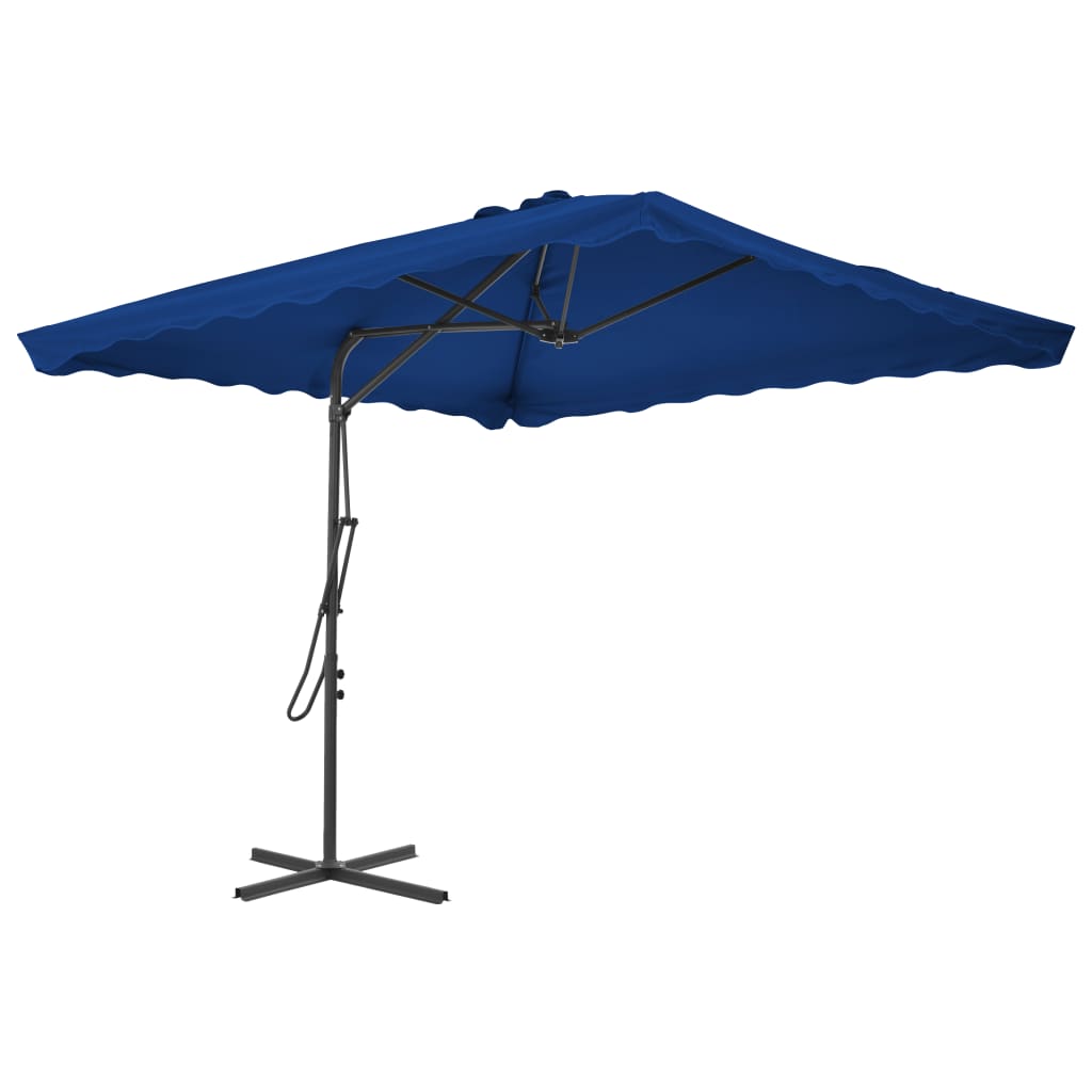 Parasol met stalen paal 250x250x230 cm