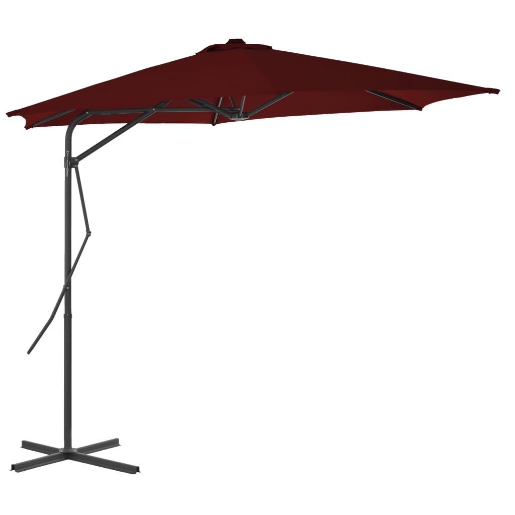 Parasol met stalen paal 300x230 cm