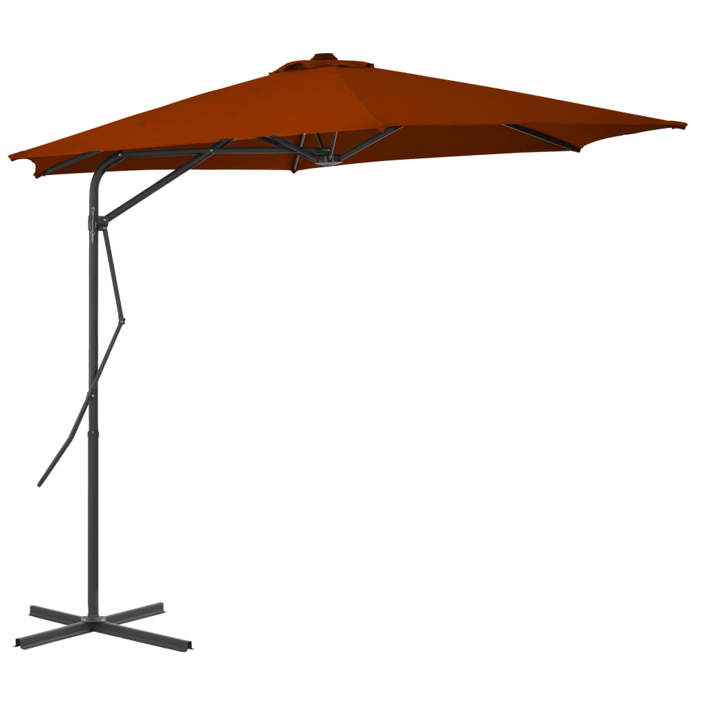 Parasol met stalen paal 300x230 cm