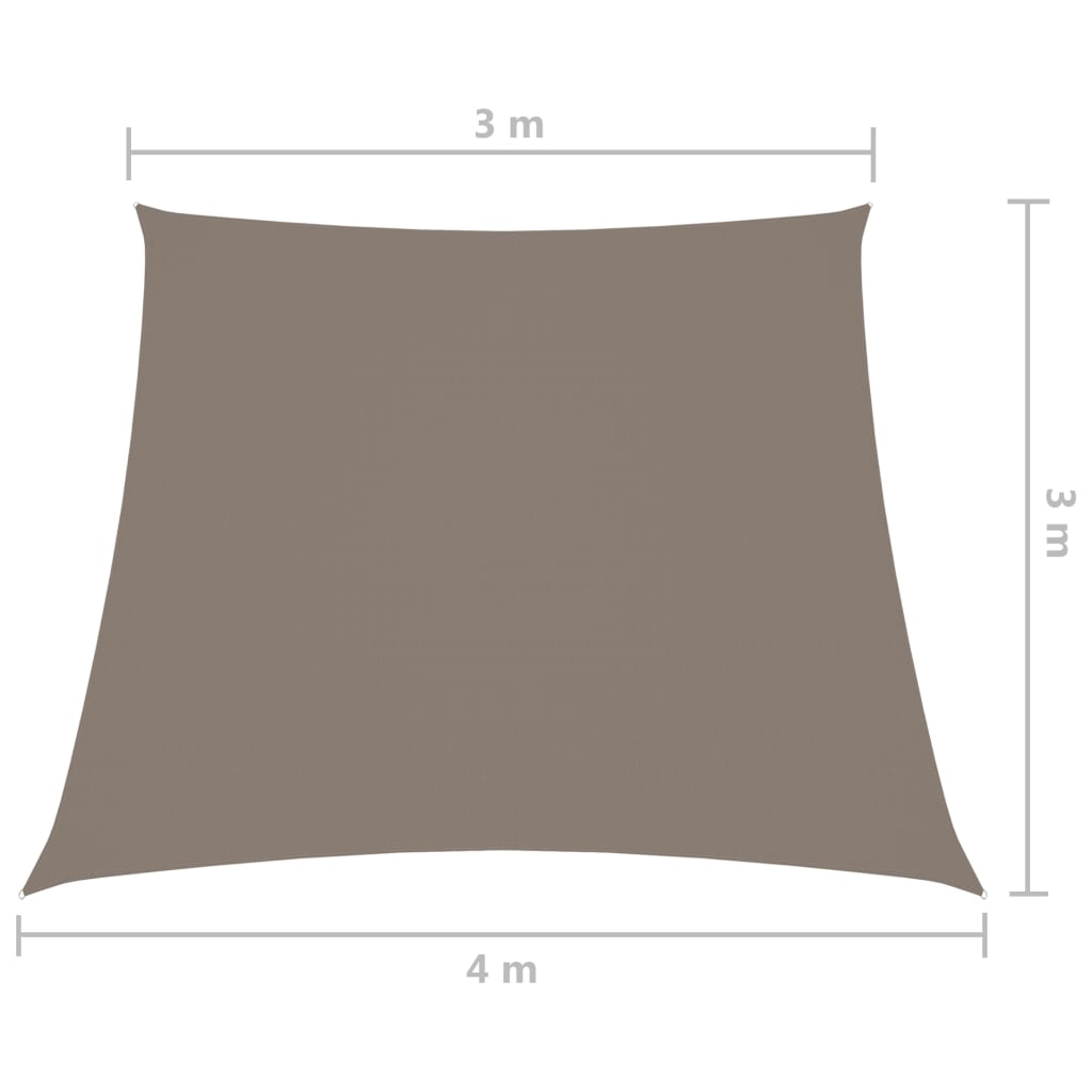 Zonnescherm trapezium 4/5x4 m oxford stof