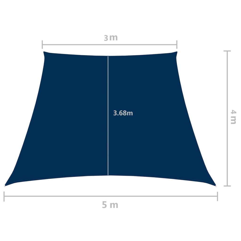 Zonnescherm trapezium 4/5x4 m oxford stof