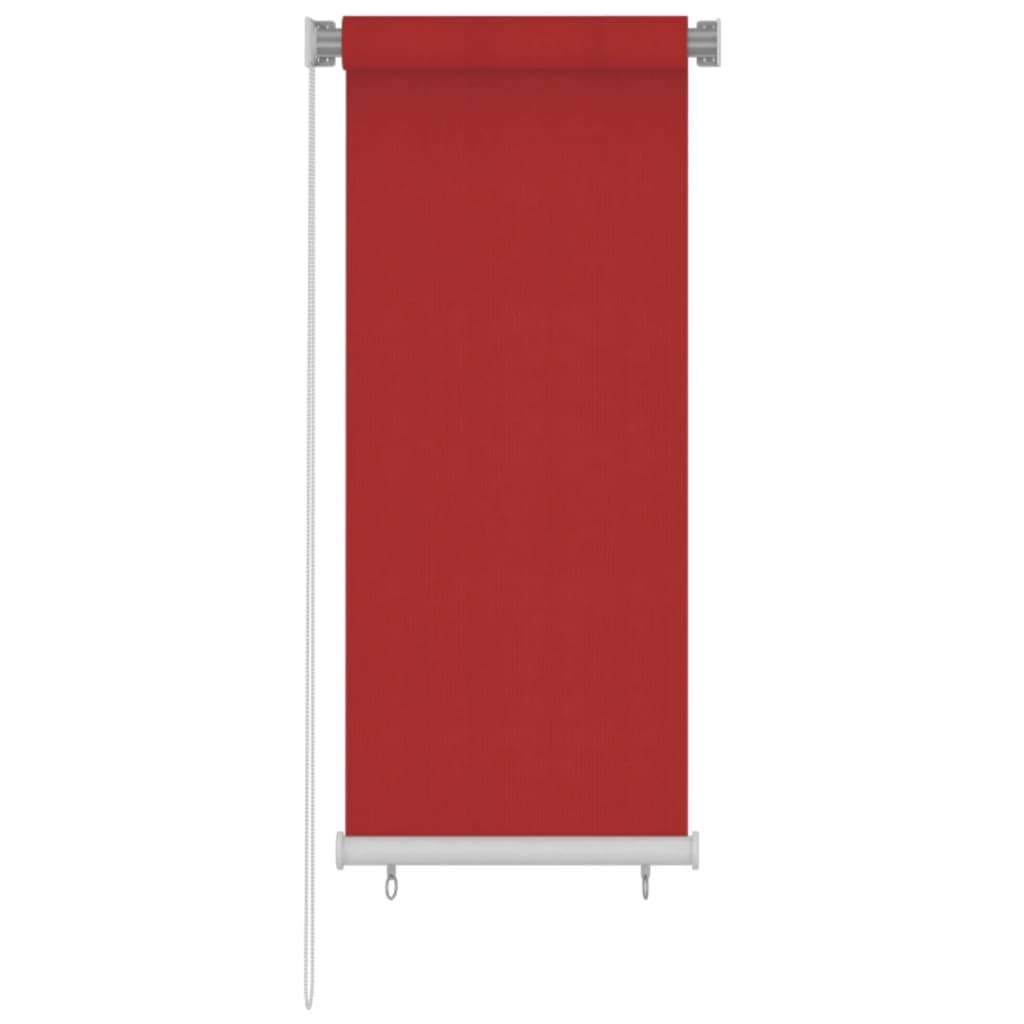 Rolgordijn voor buiten 160x230 cm HDPE rood