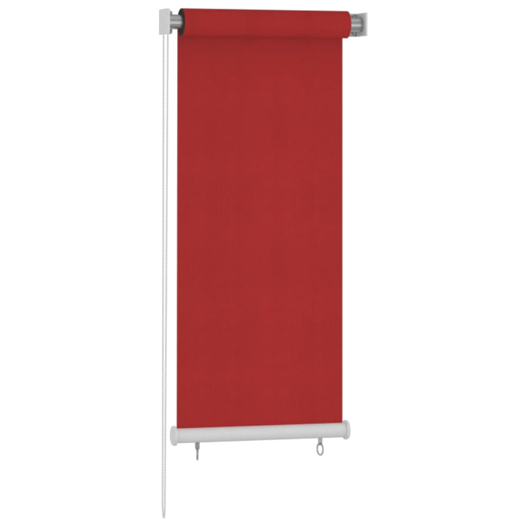 Rolgordijn voor buiten 160x230 cm HDPE rood