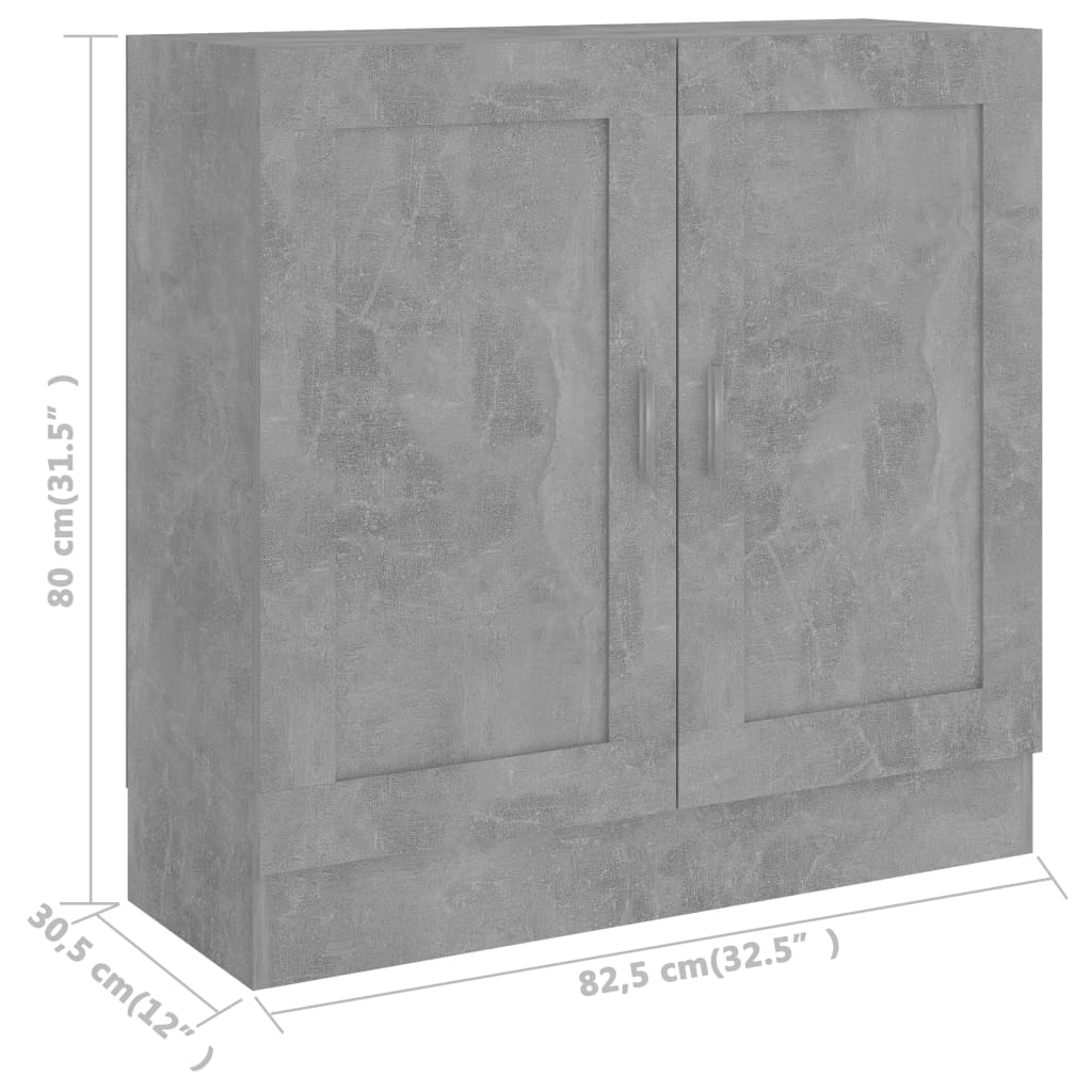 Boekenkast 82,5x30,5x80 cm bewerkt hout