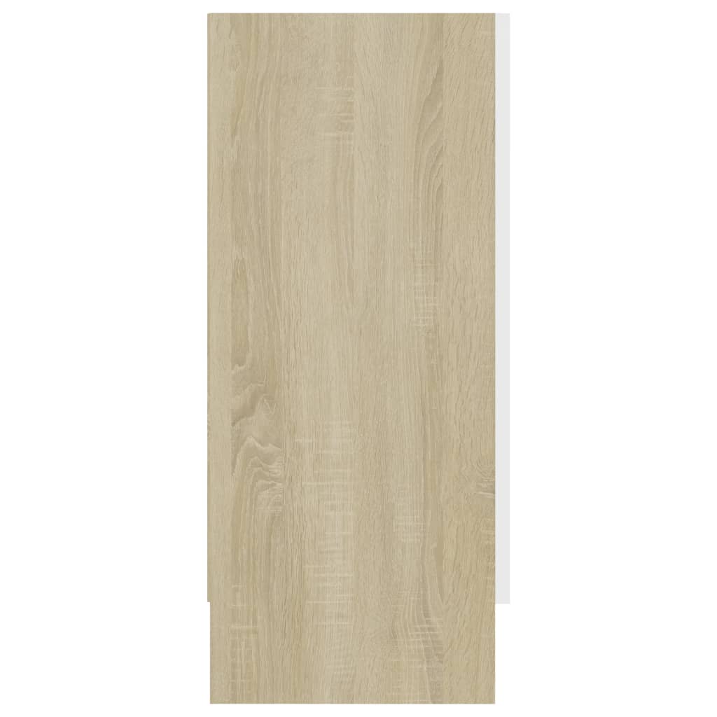 Vitrinekast 120x30,5x70 cm bewerkt hout